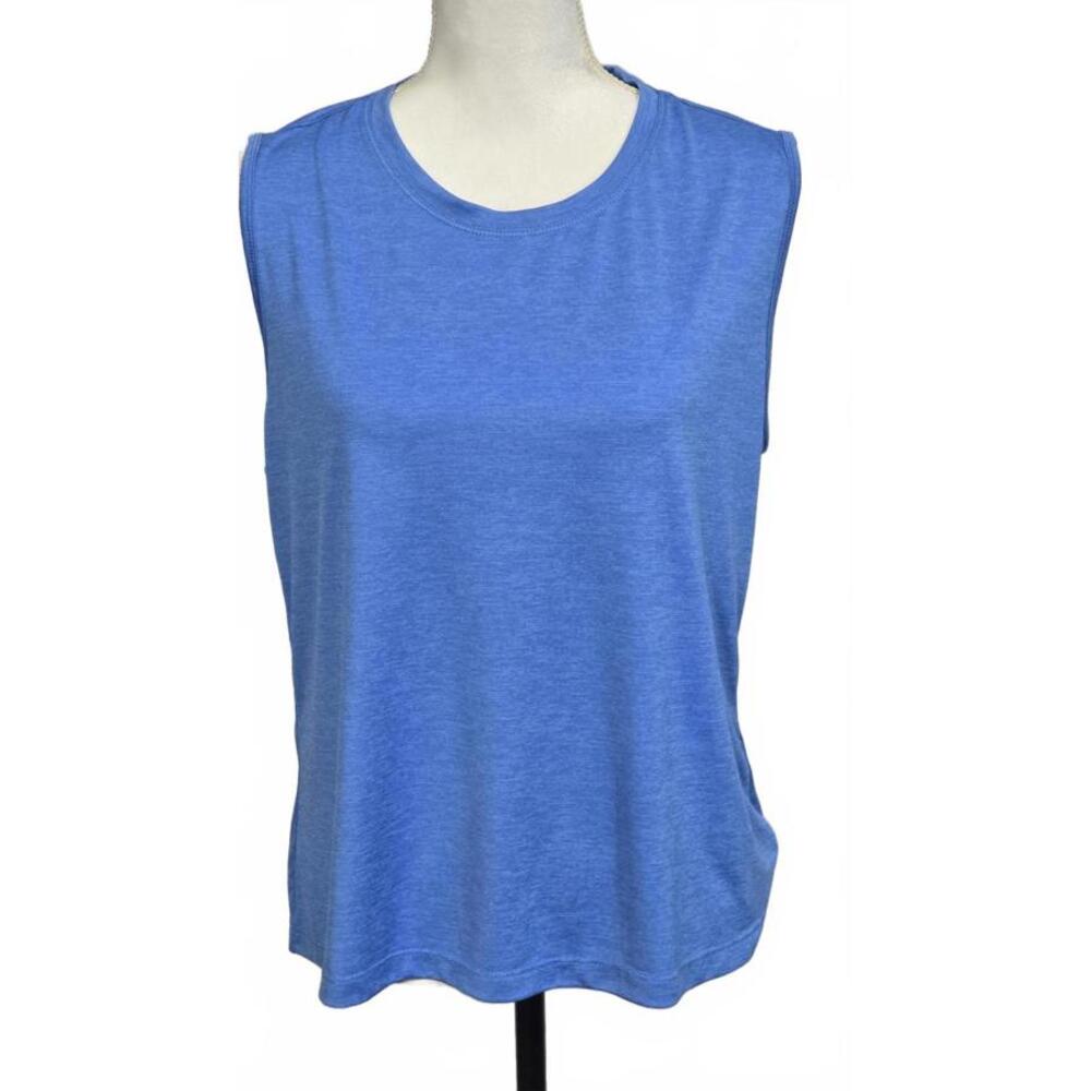 Blue Sleeveless Women's Activewear Top